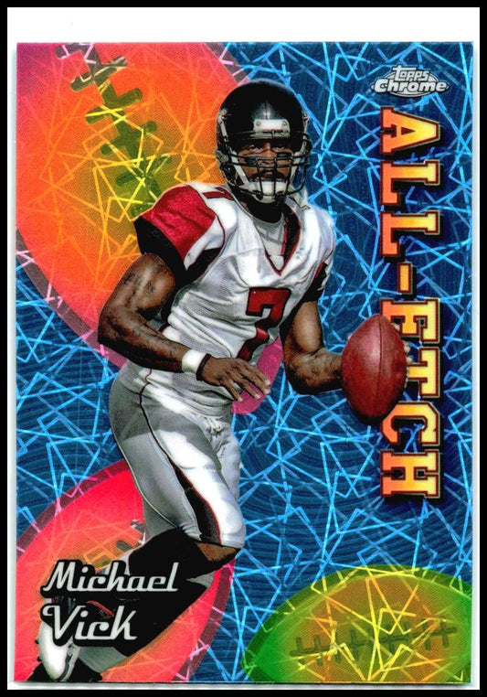 2024 Topps Chrome Chrome All-Etch Lazer Refractor #CAE-MV Michael Vick