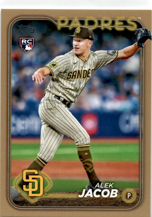 2024 Topps Update Gold /2024 #US66 Alex Jacob Padres