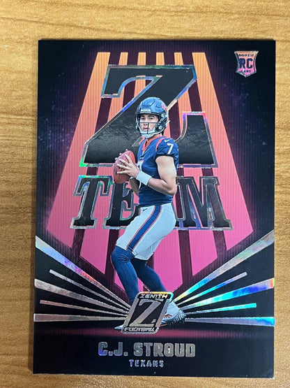 2023 Panini Zenith Z-Team #23 C.J. Stroud Houston Texans