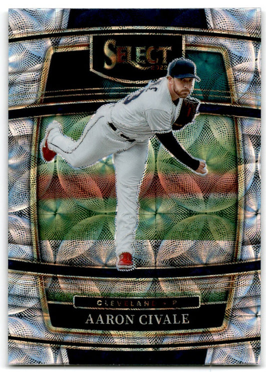2022 Panini Select Scope Prizm Aaron Civale Cleveland Indians #78