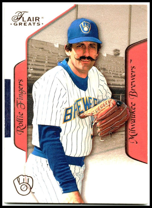 2003 Flair Greats #42 Rollie Fingers Milwaukee Brewers