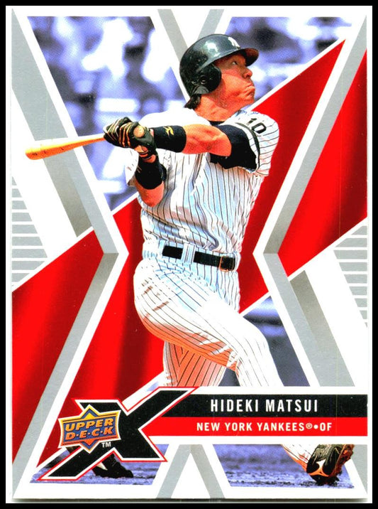 2008 Upper Deck X #67 Hideki Matsui New York Yankees