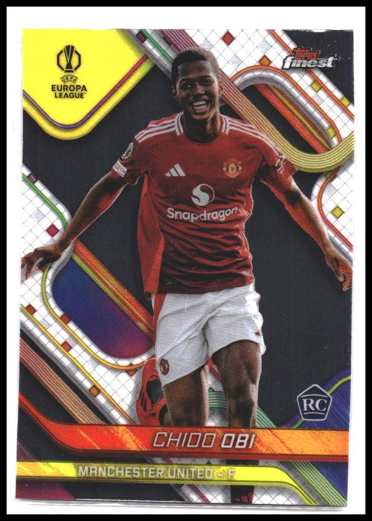 Chido Obi #56 2024-25 Finest UEFA Club Competitions Rookie