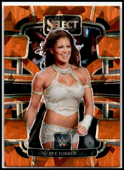 2024 Panini Select WWE Orange Ice Prizms #21 Eve Torres