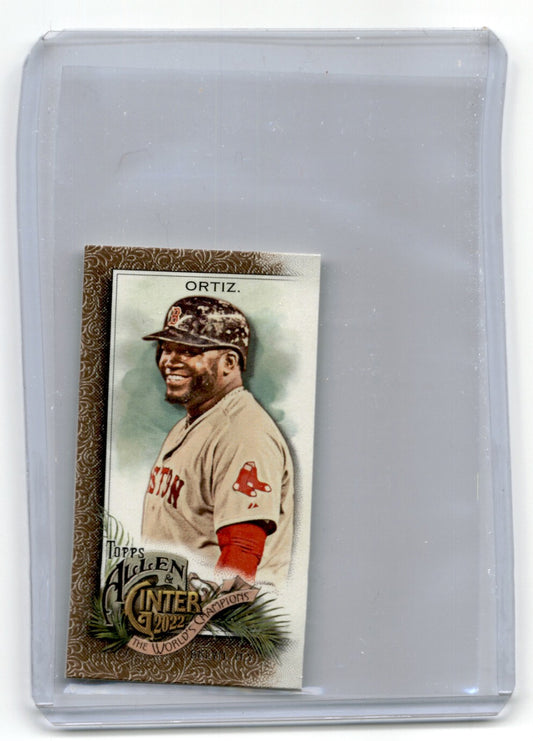 2022 Topps Allen & Ginter's Mini David Ortiz Boston Red Sox #82