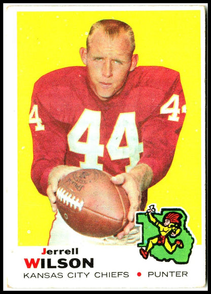 1969 Topps #252 Jerrel Wilson Rookie Kansas City Chiefs