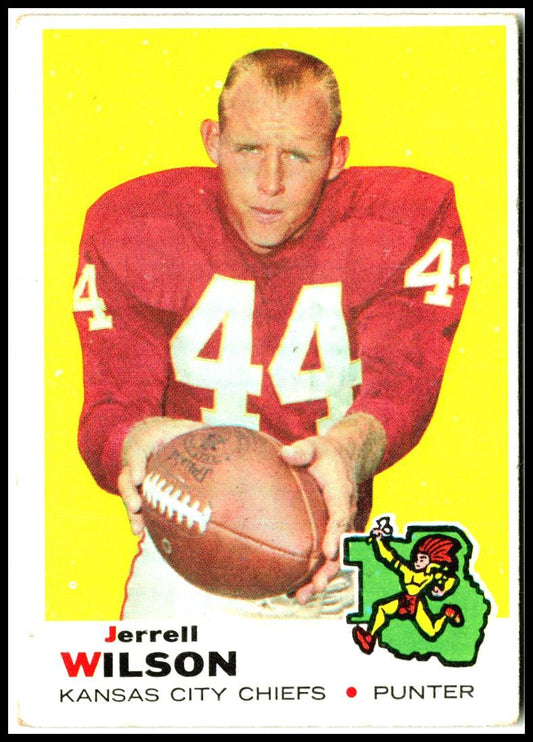 1969 Topps #252 Jerrel Wilson Rookie Kansas City Chiefs