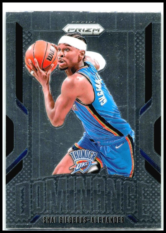 2024-25 Panini Prizm Dominance #11 Shai Gilgeous-Alexander Oklahoma City Thunder
