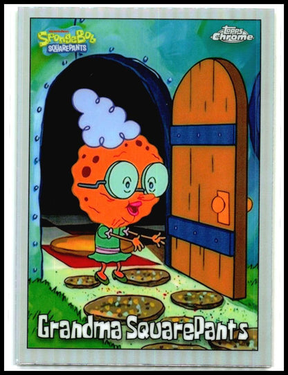 2025 Topps Chrome Spongebob Squarepants Refractor #18 Grandma SquarePants