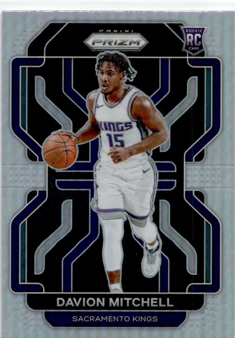 2021-22 Panini Prizm Silver #312 Davion Mitchell Sacramento Kings
