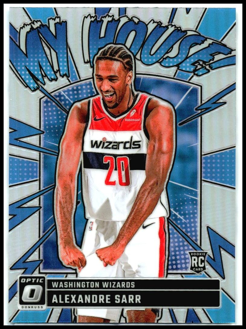 2024-25 Donruss Optic My House Holo #9 Alexandre Sarr Washington Wizards