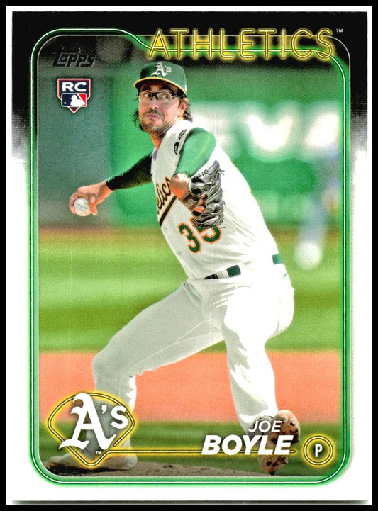 2024 Topps #443 Joe Boyle Oakland Athletics
