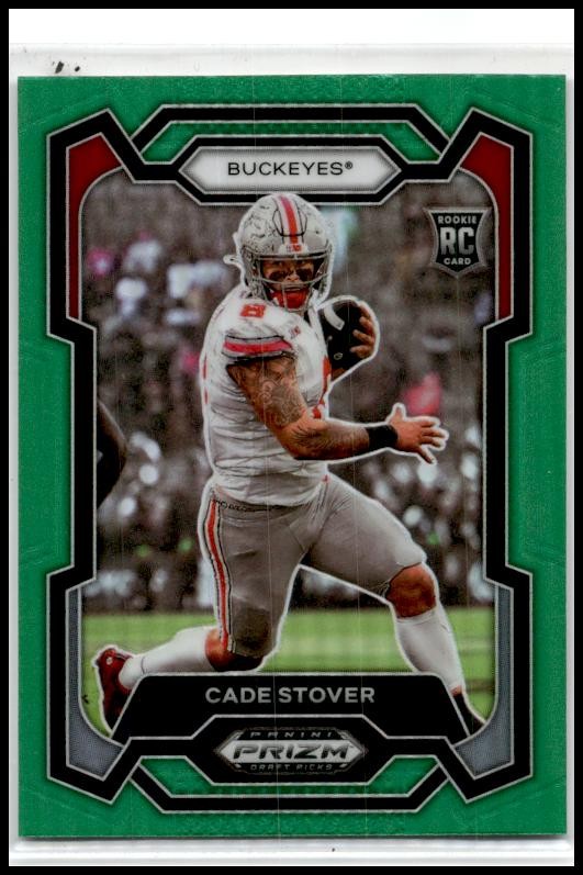 2024 Panini Prizm Draft Picks Green #174 Cade Stover Houston Texans