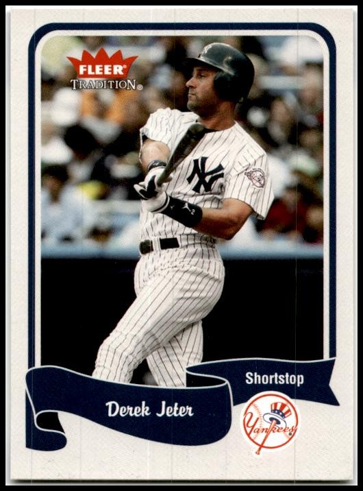 2004 Fleer Tradition #259 Derek Jeter New York Yankees