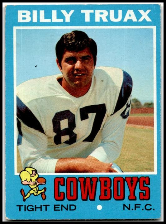 1971 Topps #152 Billy Truax Dallas Cowboys