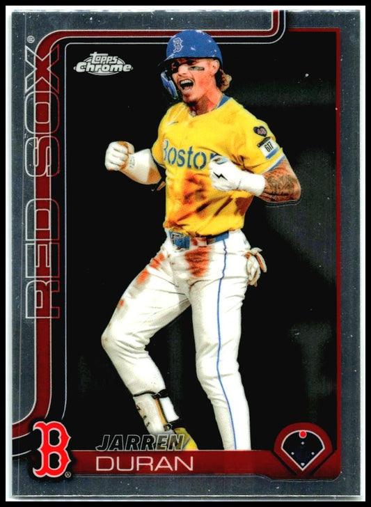 2025 Topps Chrome #79 Jarren Duran Boston Red Sox