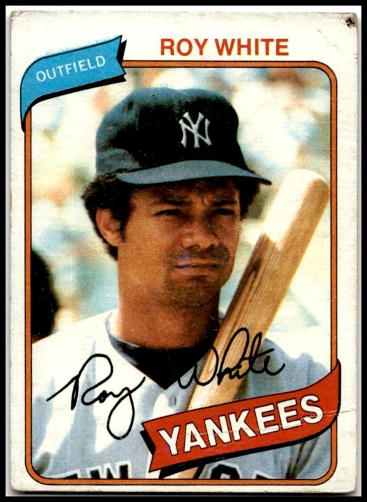 1980 Topps #648 Roy White New York Yankees