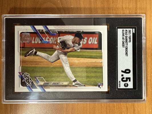 2021 Topps Image Variation Glove At Chest #362 Garrett Crochet Red Sox SGC 9.5