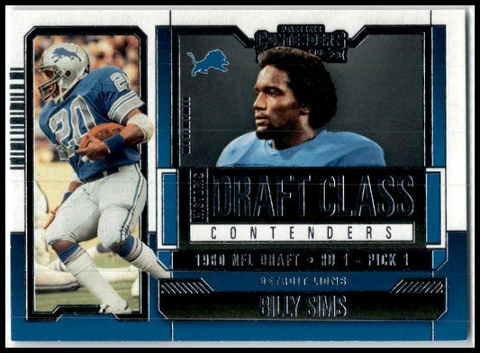 2023 Contenders Historic Draft Class Contenders #HDC-BSI Billy Sims Lions