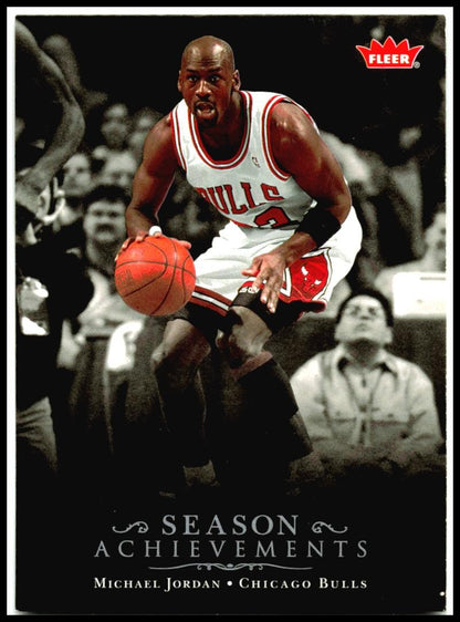 2007-08 Fleer Michael Jordan Season Achievements #SH33 Michael Jordan Bulls