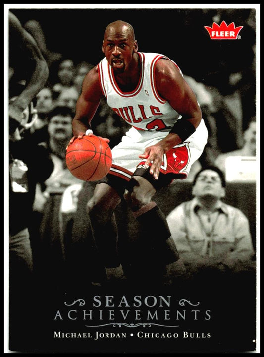 2007-08 Fleer Michael Jordan Season Achievements #SH33 Michael Jordan Bulls