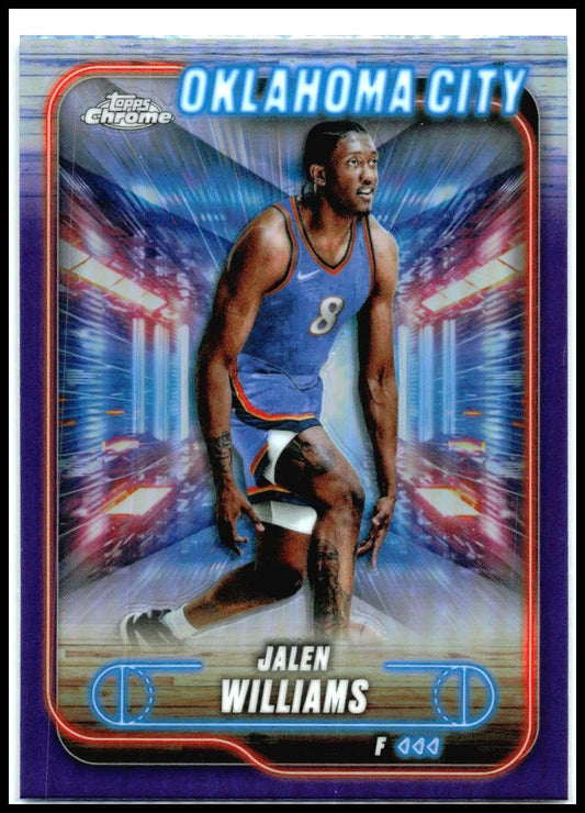 2024-25 Topps Chrome Purple # Jalen Williams