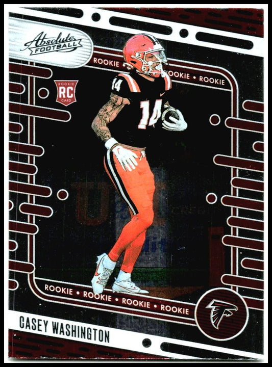 2024 Panini Absolute #101 Casey Washington Atlanta Falcons