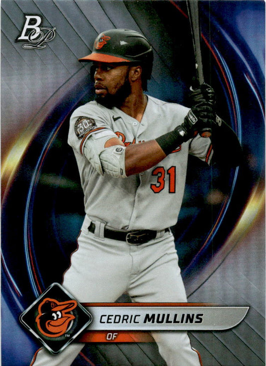 2022 Bowman Platinum #96 Cedric Mullins Baltimore Orioles