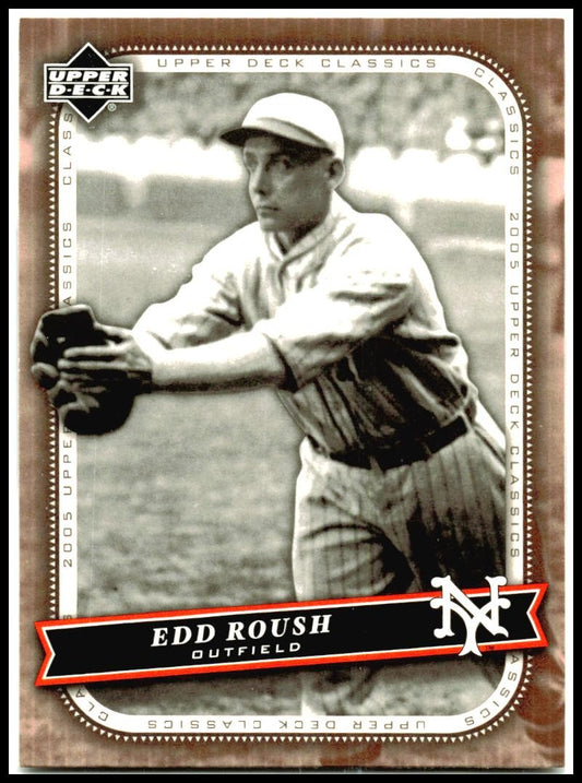 2005 Upper Deck Classics #30 Edd Roush New York Giants