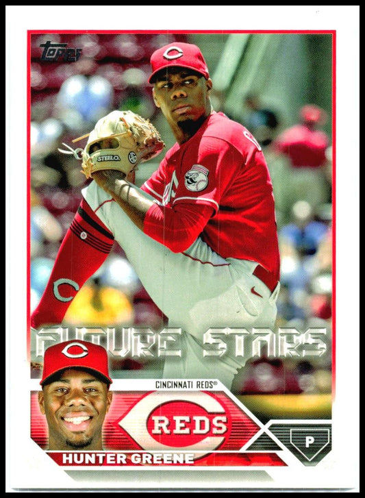 2023 Topps #155 Hunter Greene Cincinnati Reds
