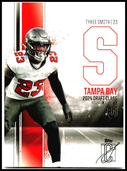 2024 Topps Signature Class #186 Tykee Smith Rookie Tampa Bay Buccaneers