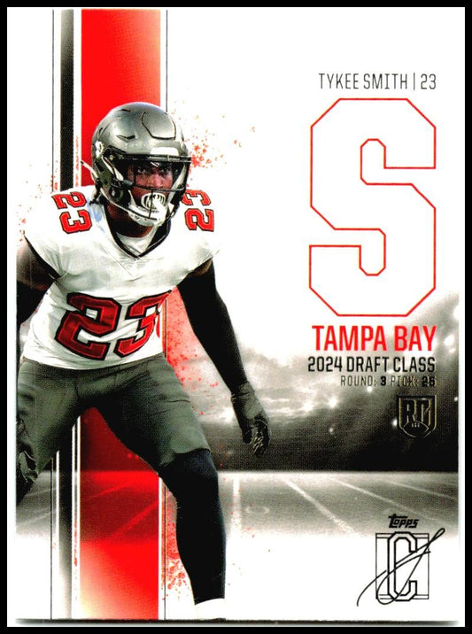 2024 Topps Signature Class #186 Tykee Smith Rookie Tampa Bay Buccaneers