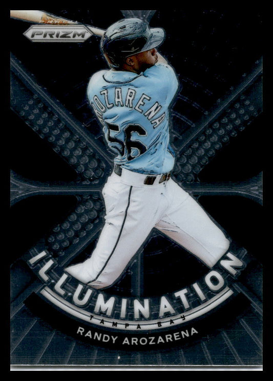 2021 Panini Prizm Illumination #IL-4 Randy Arozarena Tampa Bay Rays