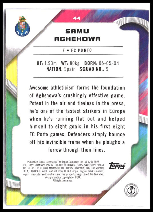 Samu Aghehowa #44 2024-25 Finest UEFA Club Competitions