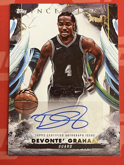 2024-25 Topps Inception ##AC-DG Devonte' Graham