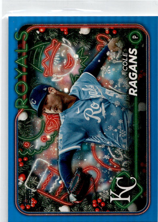 2024 Topps Holliday Blue Foil #H20 Cole Ragans