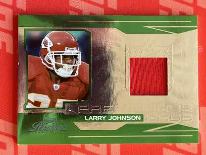 2007 Playoff Prestige Prestigious Pros Green #PP-21 Larry Johnson Chiefs