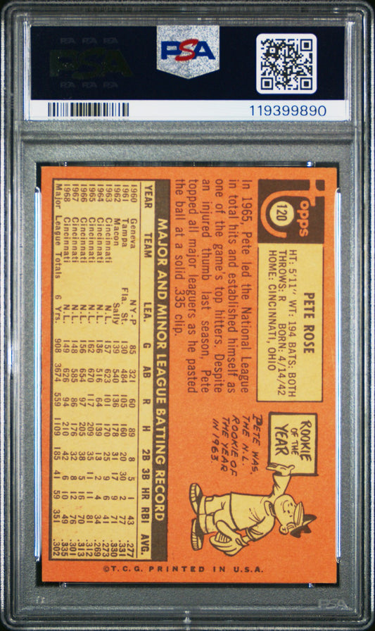 1969 Topps #120 Pete Rose