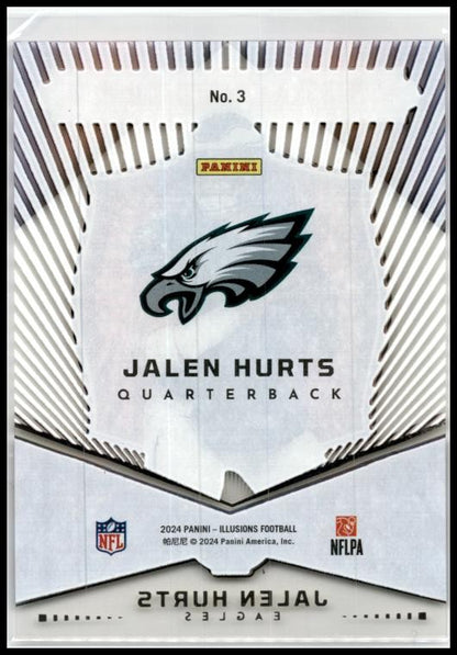 2024 Panini Illusions Abracadabra #3 Jalen Hurts Philadelphia Eagles