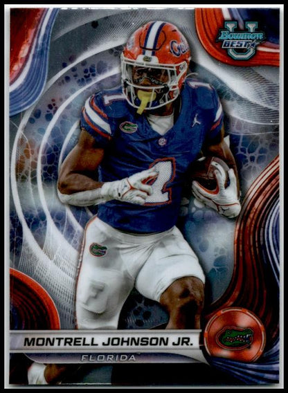 2024 Bowman University Best #53 Montrell Johnson Jr. Florida Gators