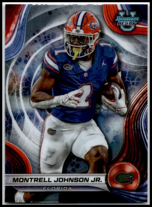 2024 Bowman University Best #53 Montrell Johnson Jr. Florida Gators