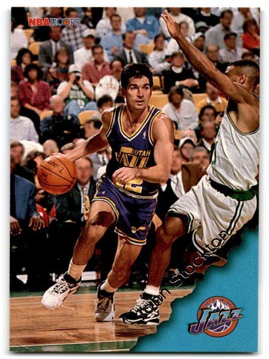 1996-97 NBA Hoops John Stockton Utah Jazz #162