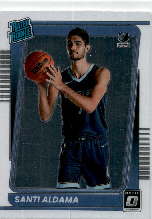 2021-22 Donruss Optic #176 Santi Aldama Rookie Memphis Grizzlies