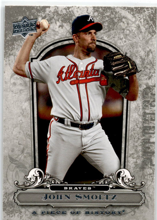 2008 Upper Deck A Piece of History #7 John Smoltz Atlanta Braves