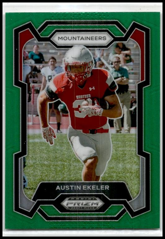 2024 Panini Prizm Draft Picks Green #70 Austin Ekeler Commanders