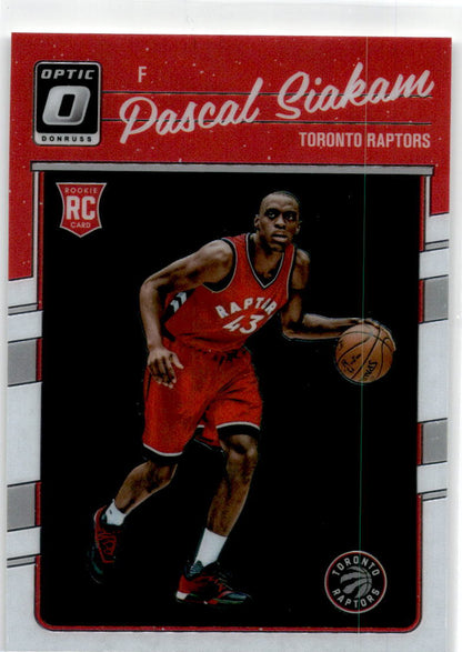 2016-17 Donruss Optic #171 Pascal Siakam Rookie Toronto Raptors.