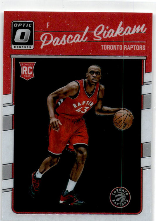 2016-17 Donruss Optic #171 Pascal Siakam Rookie Toronto Raptors.