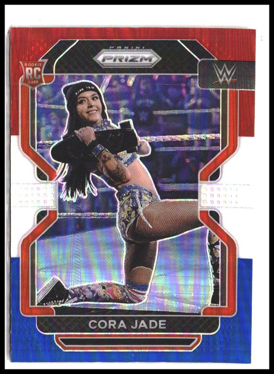 Cora Jade #188 2022 Panini Prizm WWE Red, White and Blue Rookie RC