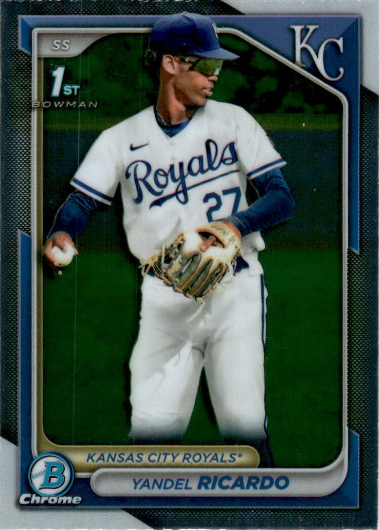 2024 Bowman Chrome #BCP-177 Yandel Ricardo Kansas City Royals