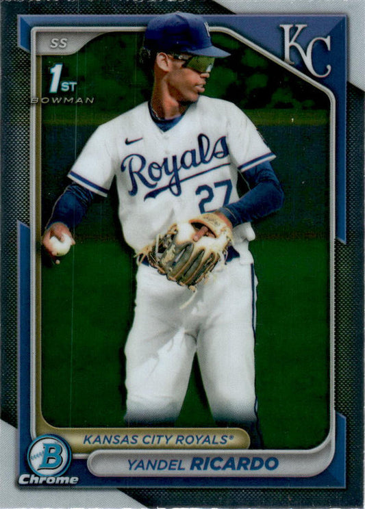 2024 Bowman Chrome #BCP-177 Yandel Ricardo Kansas City Royals
